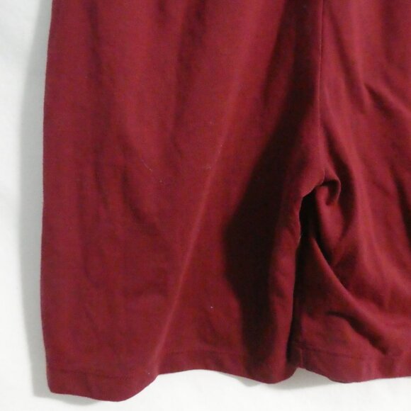 Burgundy | medium | Lightweight Lounge - Pajama Shorts | Back Pocket - Picture 12 of 14